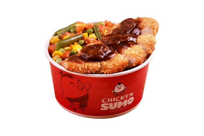 Chicken Katsu Mushroom Sauce with Rice