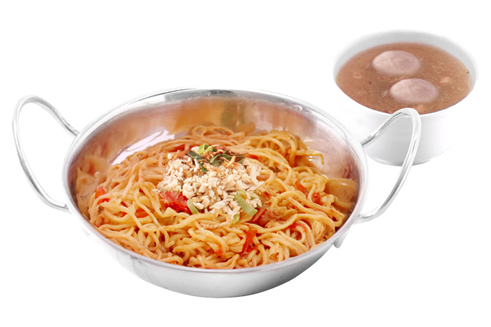 Mie Sambal Matah Bakso Sapi