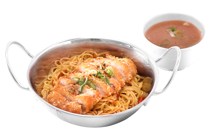 Mie Sambal Matah Katsu Ayam