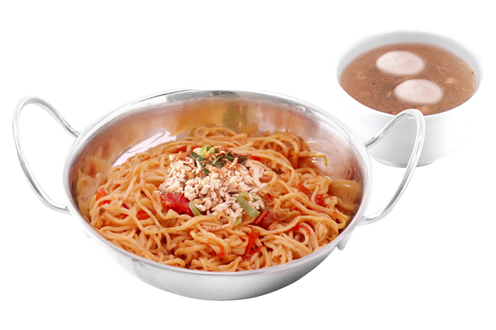 Mie Sambal Rica Bakso Ikan