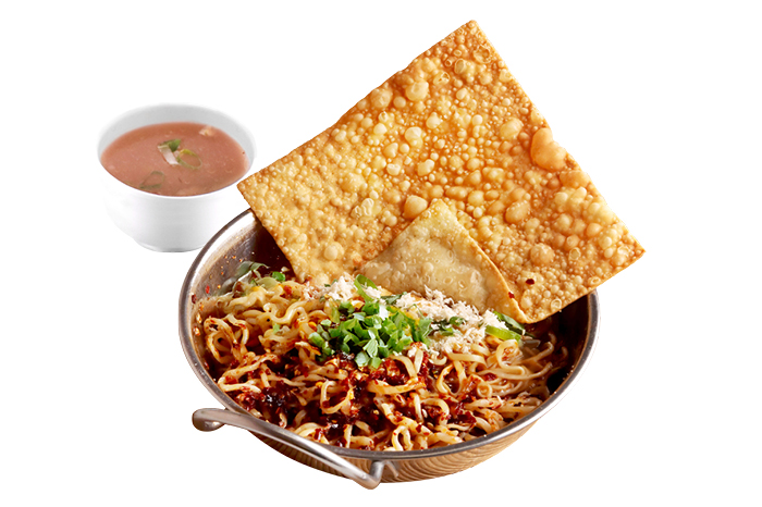 Mie Chili Oil Pangsit Goreng